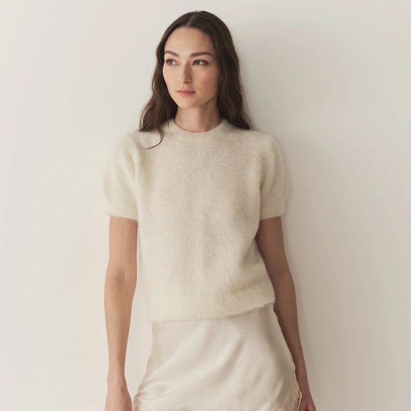Doen Tops - Doen Hearst Sweater in Sea Salt